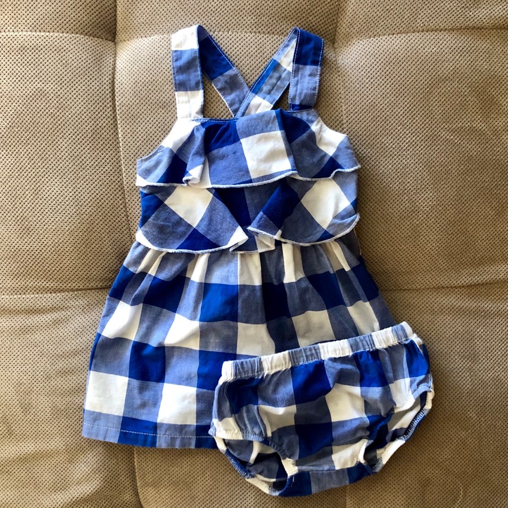 Carter’s Blue Gingham Dress